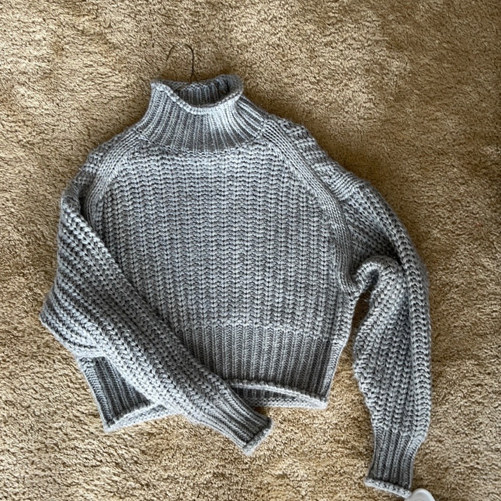 Gray Knit Sweater